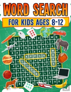 Bertrand.pt - Word Search For Kids Ages 8-12 | 100 Fun Word Search Puzzles | Kids Activity Book | Large Print | Paperback