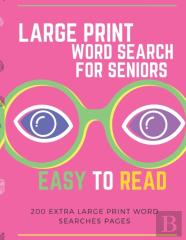 Word Search For Seniors Large Print