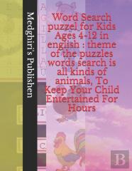 Word Search Puzzel For Kids Ages 4-12 In English