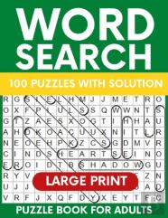 Word Search Puzzle Book For Adults