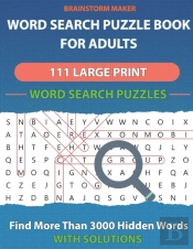 Word Search Puzzle Book For Adults