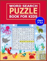 Word Search Puzzle Book For Kids Ages 7-12