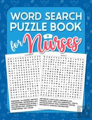 Word Search Puzzle Book For Nurses