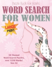 Word Search Puzzle Book For Women Large Print Size A4