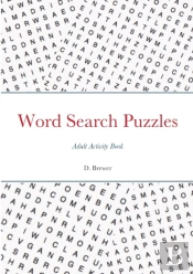 Word Search Puzzles, Adult Activity Book