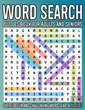 Word Search Puzzles Book For Adults And Seniors