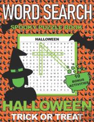 Word Search Spooky Puzzle Books Halloween