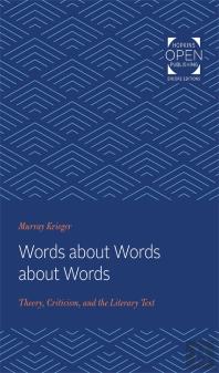 Words About Words About Words