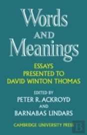 Words And Meanings