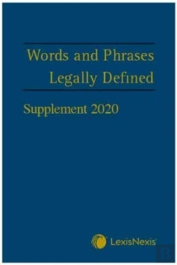 Bertrand.pt - Words And Phrases Legally Defined 2020 Supplement
