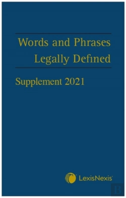 Bertrand.pt - Words And Phrases Legally Defined 2021 Supplement