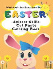 Workbook For Preschoolers Easter Scissor Skills Cut Paste Coloring Book