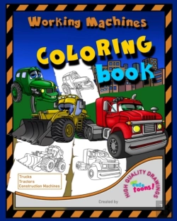 Bertrand.pt - Working Machines Coloring Book