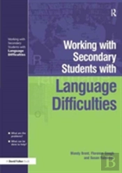 Working With Secondary Students Who Have Language Difficulties