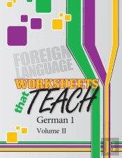 Worksheets That Teach: German 1, Volume Ii