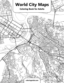 Bertrand.pt - World City Maps Coloring Book For Adult