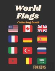 World Flags Coloring Book For Kids