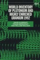 World Inventory Of Plutonium And Highly Enriched Uranium, 1992