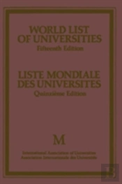 World List Of Universities / Liste Mondiale Des Universites