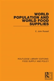 World Population And World Food Supplies