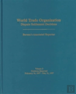 Bertrand.pt - World Trade Organization Dispute Settlement Decisionsdecisions Reported 26 February 1997-31 May 1997