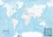 World/Welt Map Provided With Metal Ledges/Tube Printed Doubleside 1:40 000 000