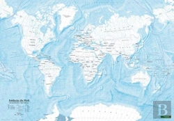 Bertrand.pt - World/Welt Map Provided With Metal Ledges/Tube Printed Doubleside 1:40 000 000