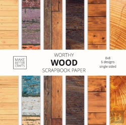 Bertrand.pt - Worthy Wood Scrapbook Paper