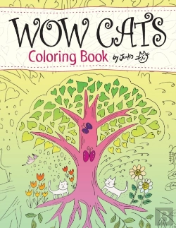 Bertrand.pt - Wow Cats Coloring Book By Junko (Japanese-English Edition)