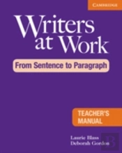 Writers At Work From Sentence To Paragra