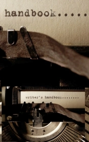 Writer'S  Typewriter Themed  Handbook Blank  Journal