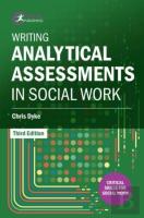 Writing Analytical Assessments In Social Work