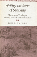 Writing The Scene Of Speaking