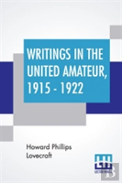 Writings In The United Amateur, 1915 - 1922