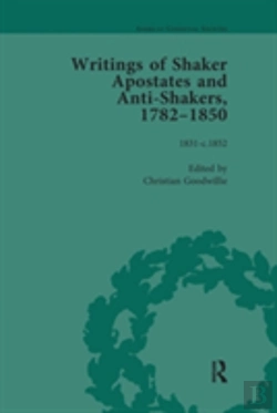Bertrand.pt - Writings Of Shaker Apostates And Anti-Shakers, 1782-1850 Vol 3