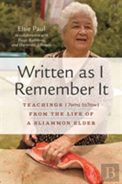Written As I Remember It