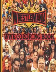 Wwe Wrestlemania Coloring Book