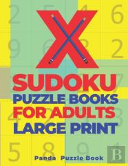X Sudoku Puzzle Books For Adults Large Print