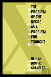 Xâ€”The Problem Of The Negro As A Problem For Thought