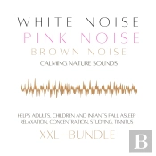 Xxl Bundle: White Noise, Pink Noise, Brown Noise, Calming Nature Sounds