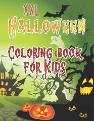 Xxl Halloween Coloring Book For Kids