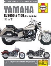 Yamaha Xvs650 & 1100 Drag Star/V-Star (97 - 11) Haynes Repair Manual