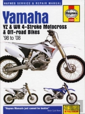 Yamaha Yz & Wr 4-Stroke Motocross Bikes (98 - 08) Haynes Repair Manual