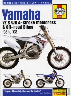Bertrand.pt - Yamaha Yz & Wr 4-Stroke Motocross Bikes (98 - 08) Haynes Repair Manual