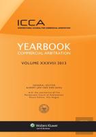 Yearbook Commercial Arbitration Volume Xxxviii 2013