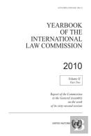 Yearbook Of The International Law Commission 2010, Vol. Ii, Part 2