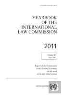 Yearbook Of The International Law Commission 2011, Vol. Ii, Part 2