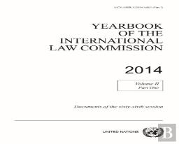 Yearbook Of The International Law Commission 2014