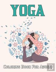 Yoga Coloring Book For Adults