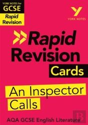 York Notes Rapid Aqa Gcse (Revision Cards) An Inspector Calls (Ebook) - For 2026, 2027 Exams